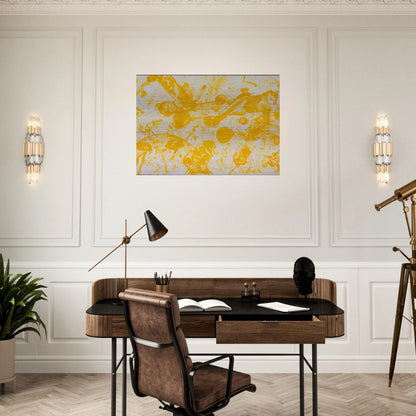 Beaudelaire - Sam Francis Brushed Aluminum Print - 70x100 cm / 28x40 inches | Sam Francis Aluminum Print | Sam Francis Prints