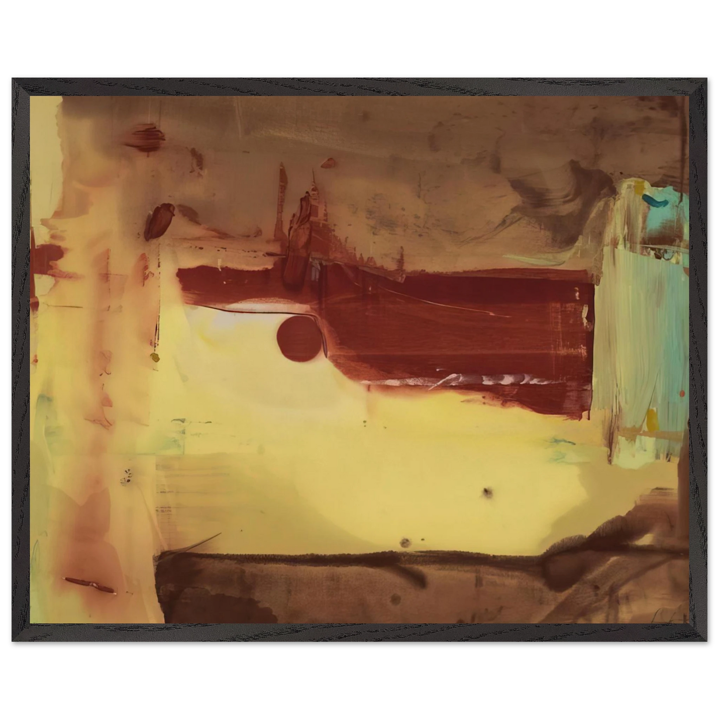 Helen Frankenthaler - Desert Pass - 1976 Wall art - A2 (42 x 59.4  cm) - Fine Art Poster-canvas - -