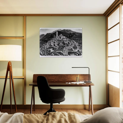 ESCHER (11) - MC Escher Brushed Aluminum Print - 70x100 cm / 28x40 inches | MC Escher Aluminum Print | MC Escher Prints | Maurits Cornelis Escher Prints