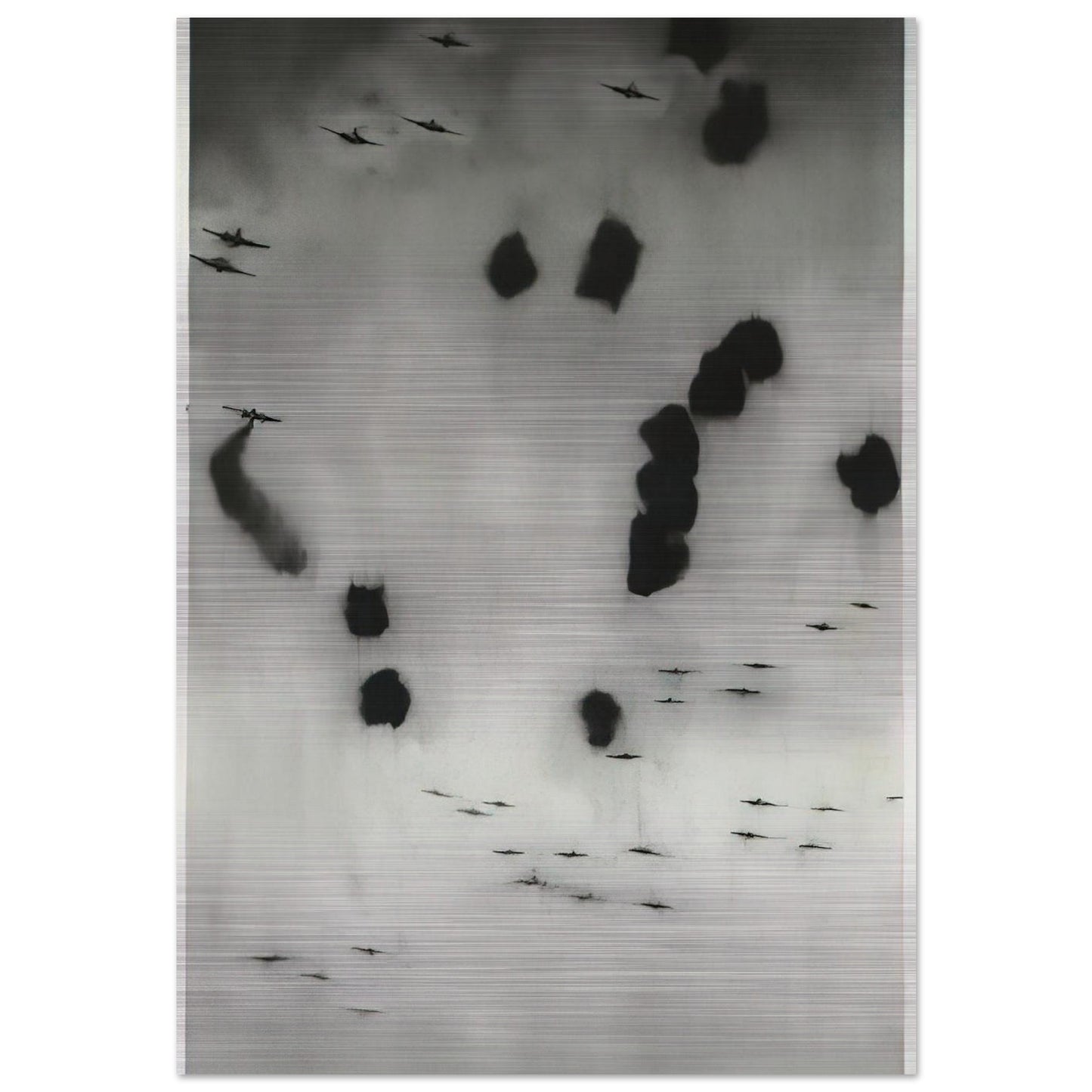 FLIEGER 1964 - Gerhard Richter Brushed Aluminum Print - 70x100 cm / 28x40 inches | Gerhard Richter Aluminum Print | Gerhard Richter Prints
