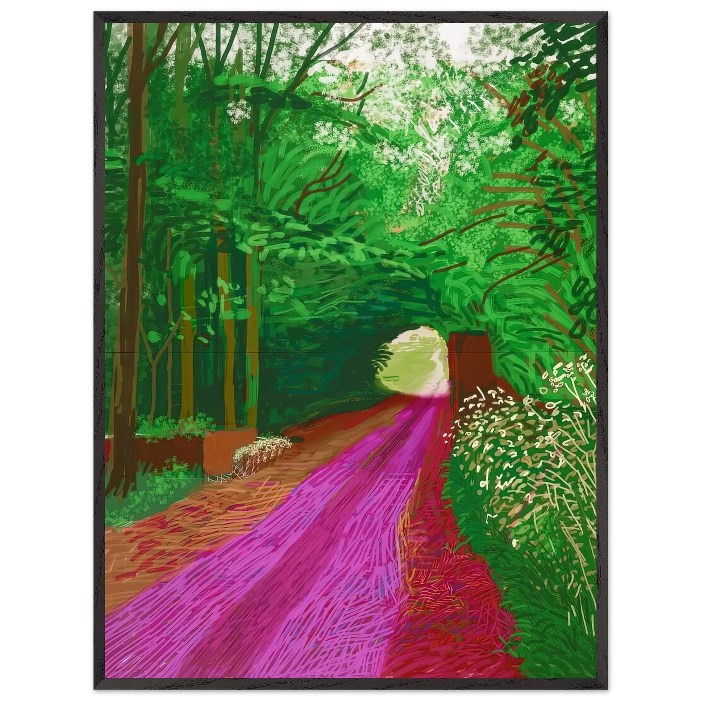 David Hockney - David Hockney Wall art - A3 (29.7 x 42  cm) - Fine Art Poster - -