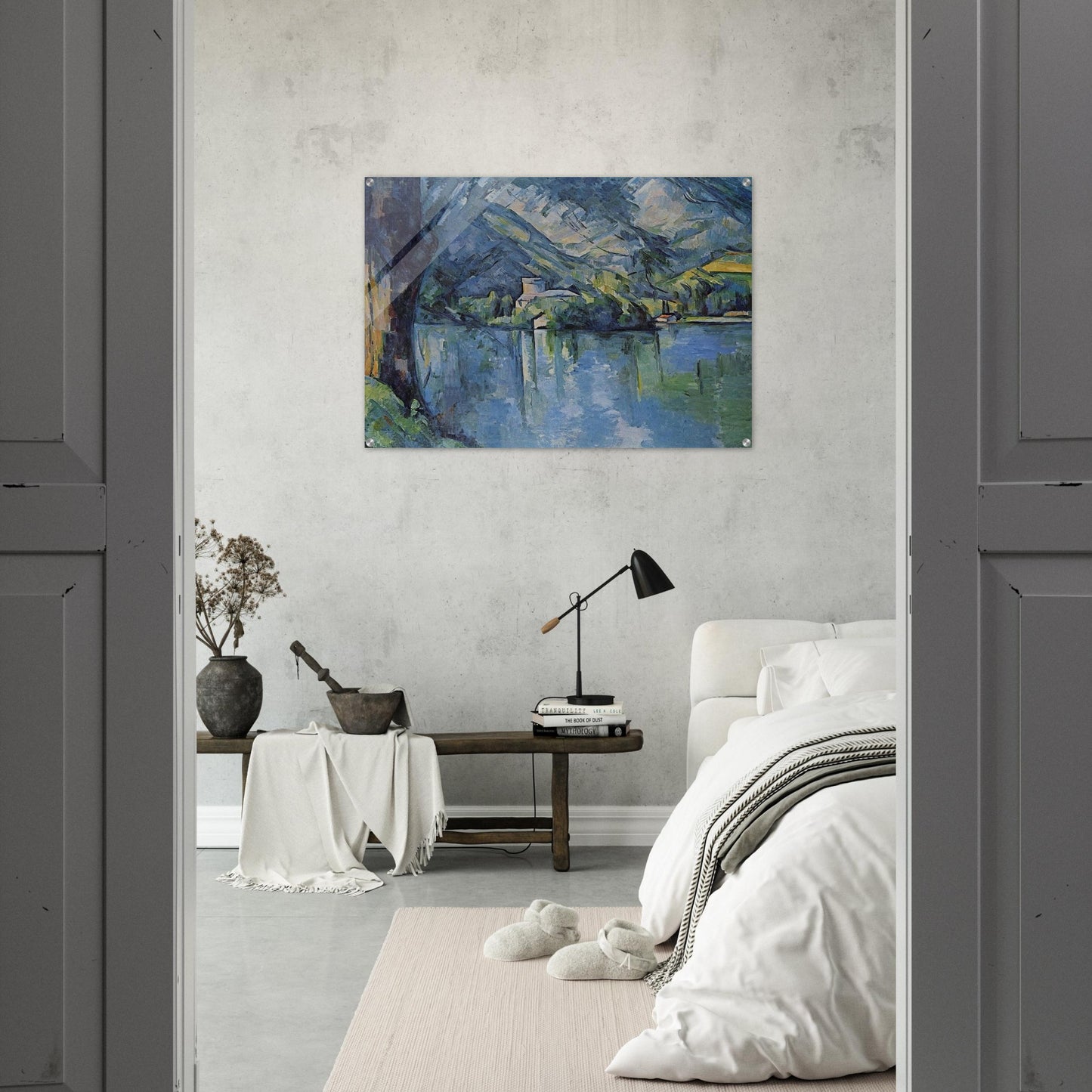 The Lac d'Annecy - Paul Cézanne Acrylic Print - 70x100 cm / 28x40″ inches