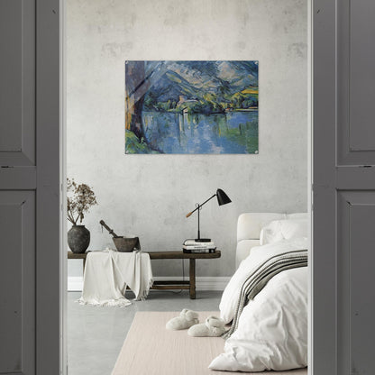 The Lac d'Annecy - Paul Cézanne Acrylic Print - 70x100 cm / 28x40″ inches