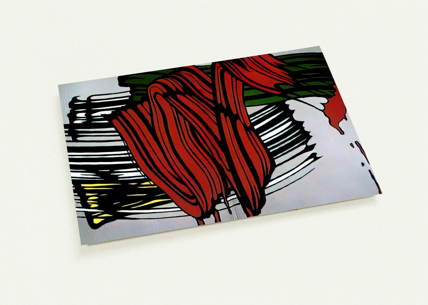 BIG PAINTING NO 6 1965 1 By Roy Lichtenstein Pack of 10 Post Cards | Roy Lichtenstein Post Cards | A6 (10.5 x 14.8 cm) - 4.1 x 5.8 inches