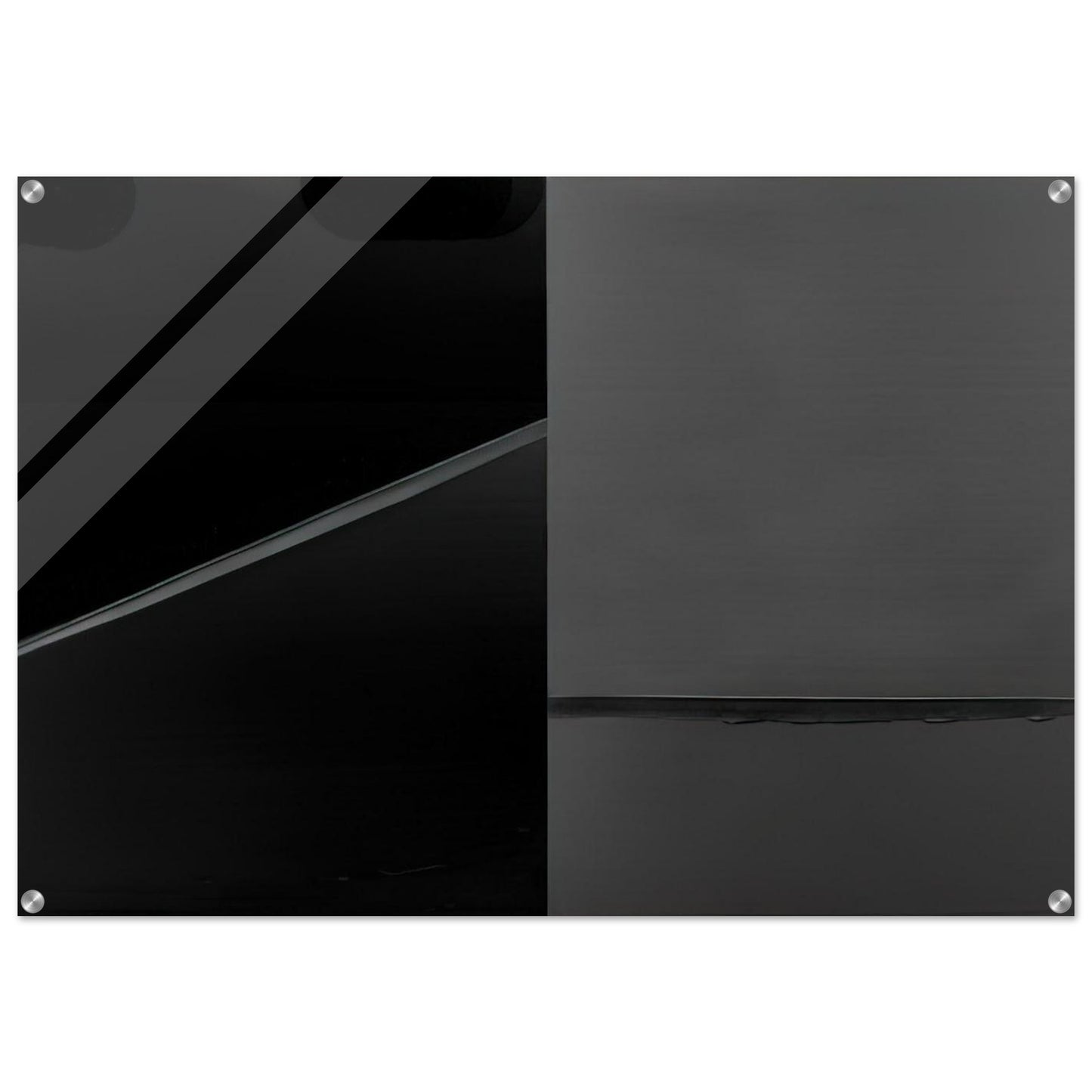 Peinture 222 x 314 cm, 24 février 2008 - 2008 - Pierre Soulages Acrylic Print - 70x100 cm / 28x40″ inches | Pierre Soulages Wall Art | Pierre Soulages Prints