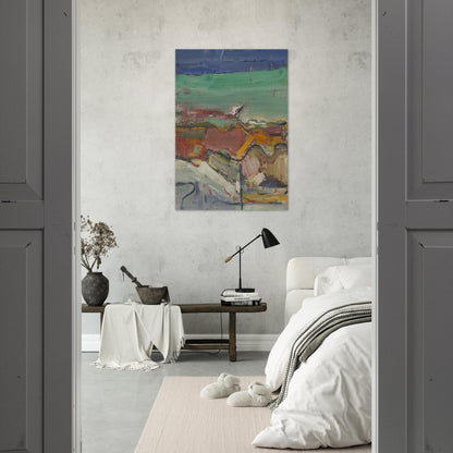 Berkeley - Richard Diebenkorn Brushed Aluminum Print - 70x100 cm / 28x40 inches | Richard Diebenkorn Aluminum Print | Richard Diebenkorn Prints