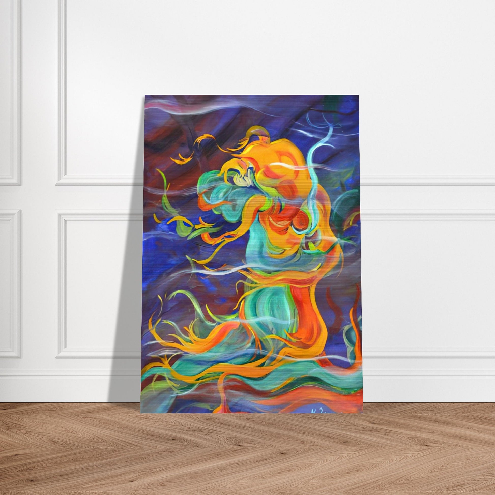 Wind - 1963 - Konrad Zuse Brushed Aluminum Print - 70x100 cm / 28x40 inches | Konrad Zuse Aluminum Print | Konrad Zuse Prints