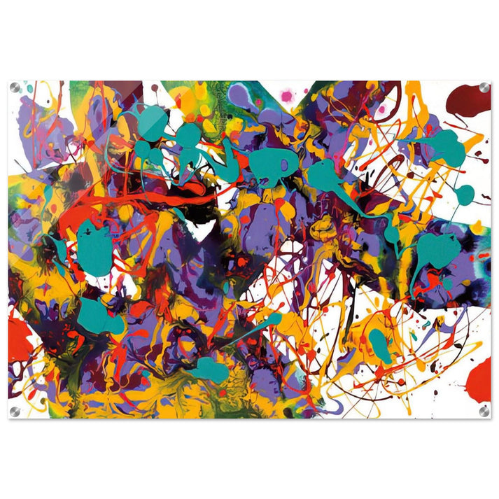 Untitled  SFP94-35  SFF 1711  - Sam Francis Acrylic Print - 70x100 cm / 28x40″ inches | Sam Francis Wall Art | Sam Francis Prints