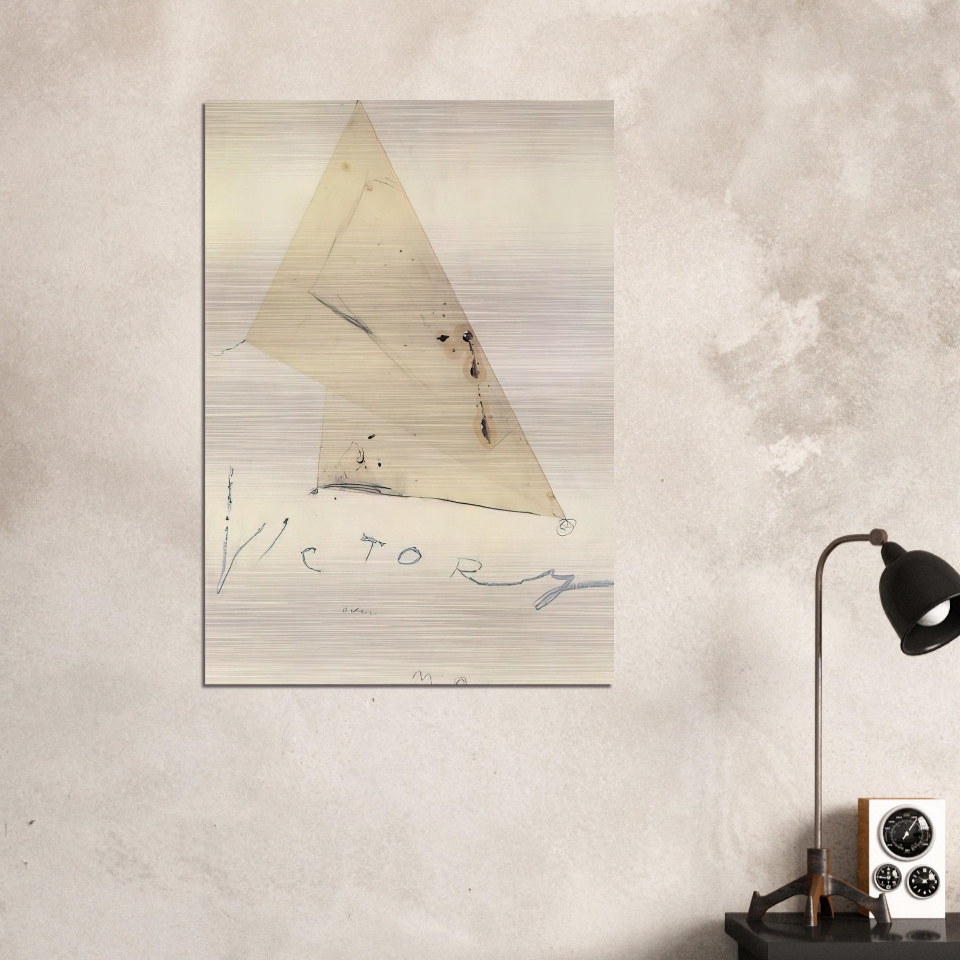 Victory - Cy Twombly Brushed Aluminum Print - 70x100 cm / 28x40 inches | Cy Twombly Aluminum Print | Cy Twombly Prints