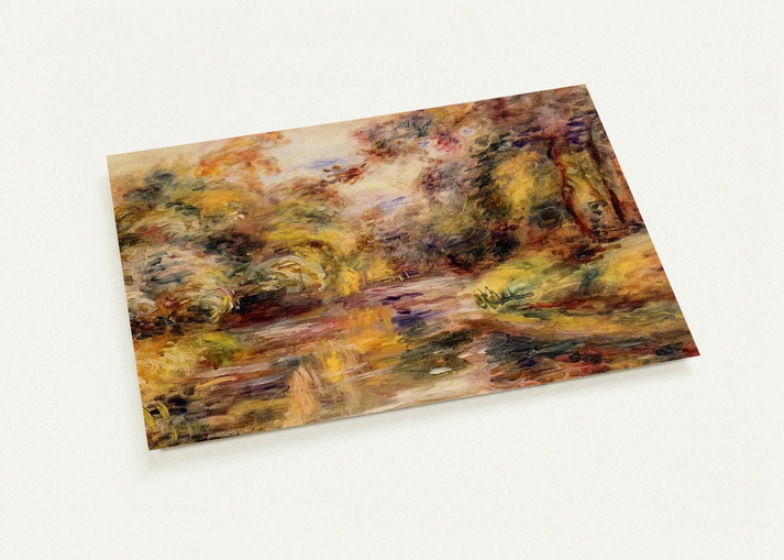 Little River By Pierre-Auguste Renoir Pack of 10 Post Cards | Pierre-Auguste Renoir Post Cards | A6 (10.5 x 14.8 cm) - 4.1 x 5.8 inches