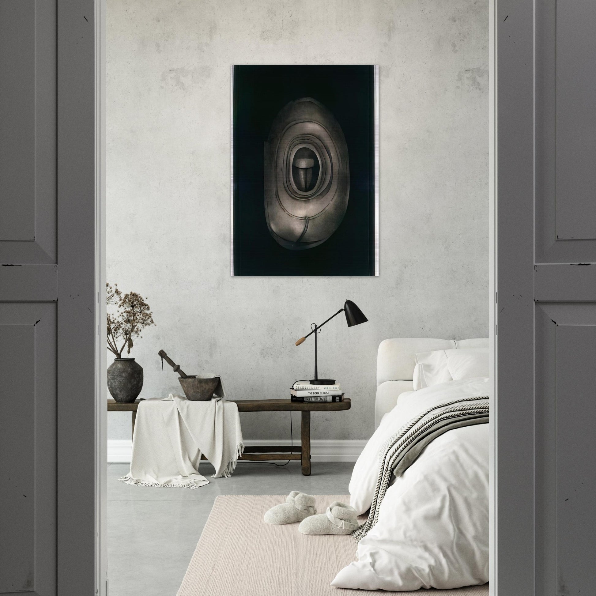 UNTITLED 1964 - Lee Bontecou Brushed Aluminum Print - 70x100 cm / 28x40 inches | Lee Bontecou Aluminum Print | Lee Bontecou Prints