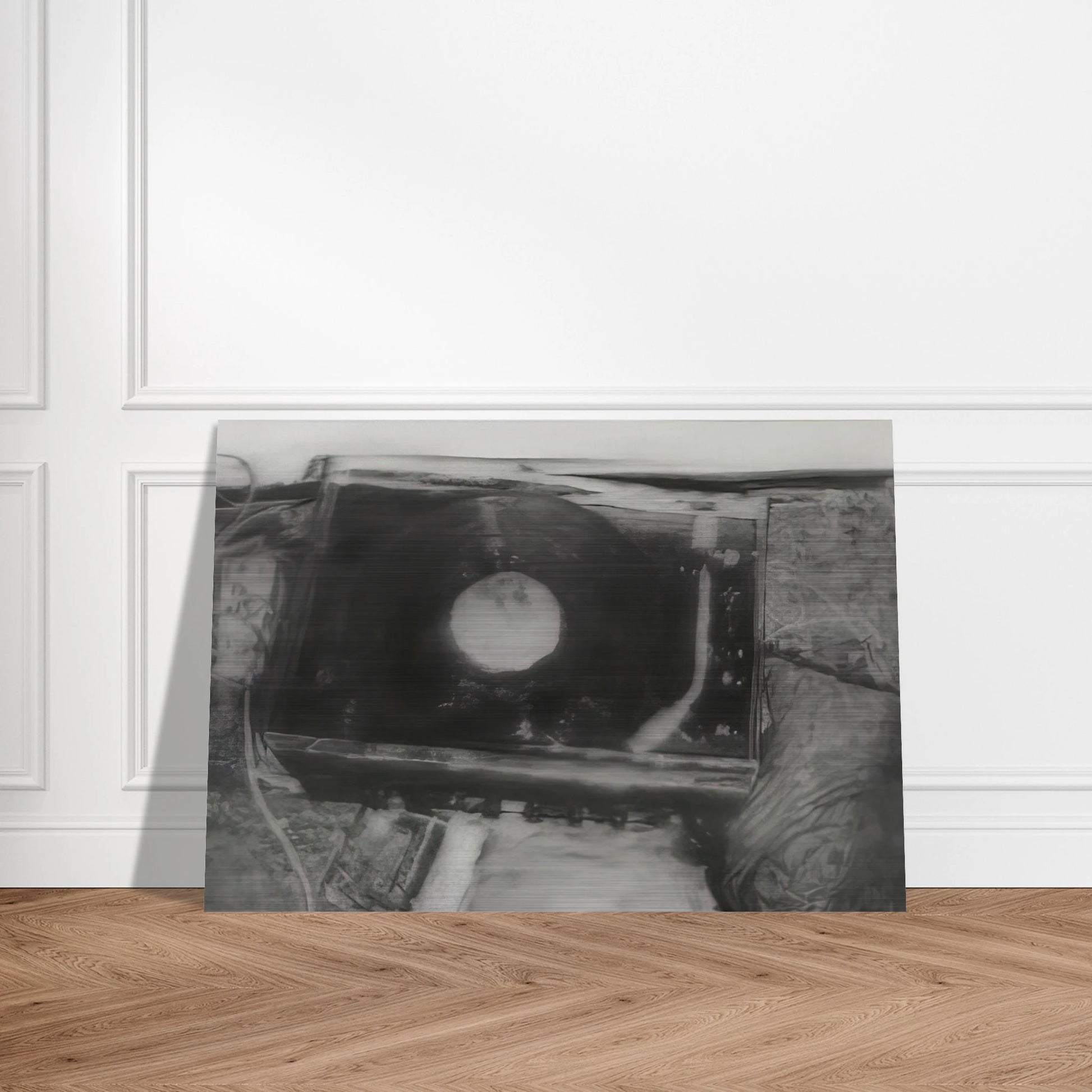 RECORD PLAYER 1988 - Gerhard Richter Brushed Aluminum Print - 70x100 cm / 28x40 inches | Gerhard Richter Aluminum Print | Gerhard Richter Prints