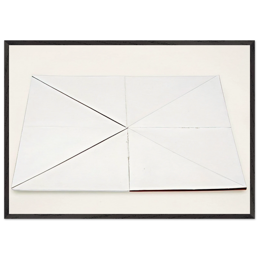 Book of Creation Fire - 1960 - Lygia Pape 70x100 cm / 28x40 inches Framed Art Print – Black Wooden Frame