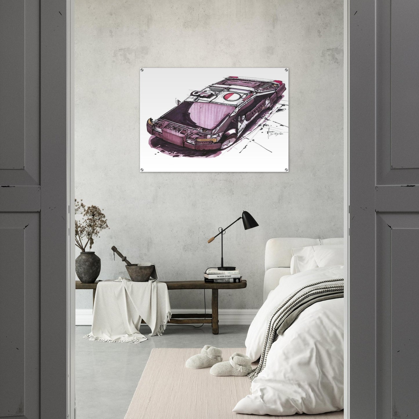Syd Mead - Syd Mead Acrylic Print - 70x100 cm / 28x40″ inches