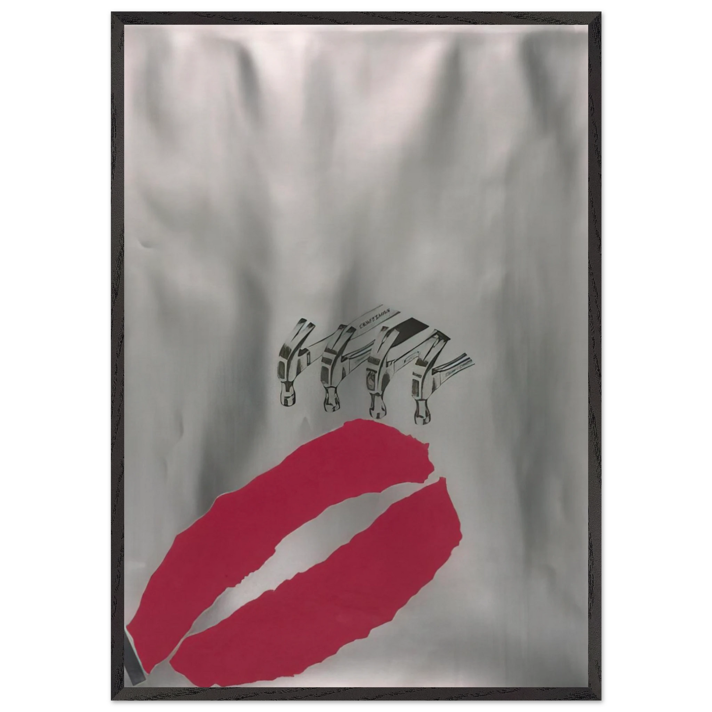 TOOL BOX 4 1966 - Jim Dine 70x100 cm / 28x40 inches Framed Art Print – Black Wooden Frame