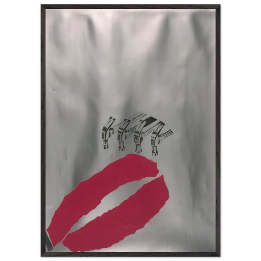 TOOL BOX 4 1966 - Jim Dine 70x100 cm / 28x40 inches Framed Art Print – Black Wooden Frame
