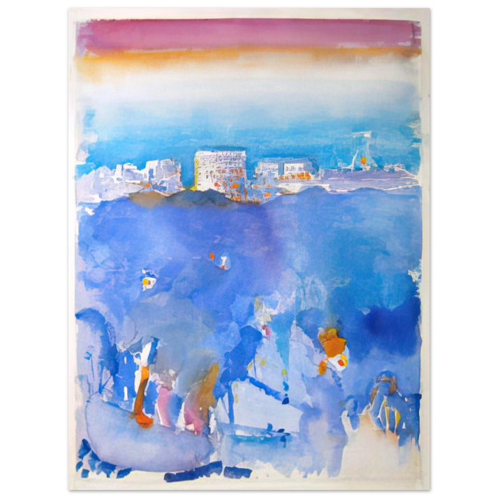 John Marin - New York Fantasy - 1912  75x100 cm / 30x40inches Fine Art Poster