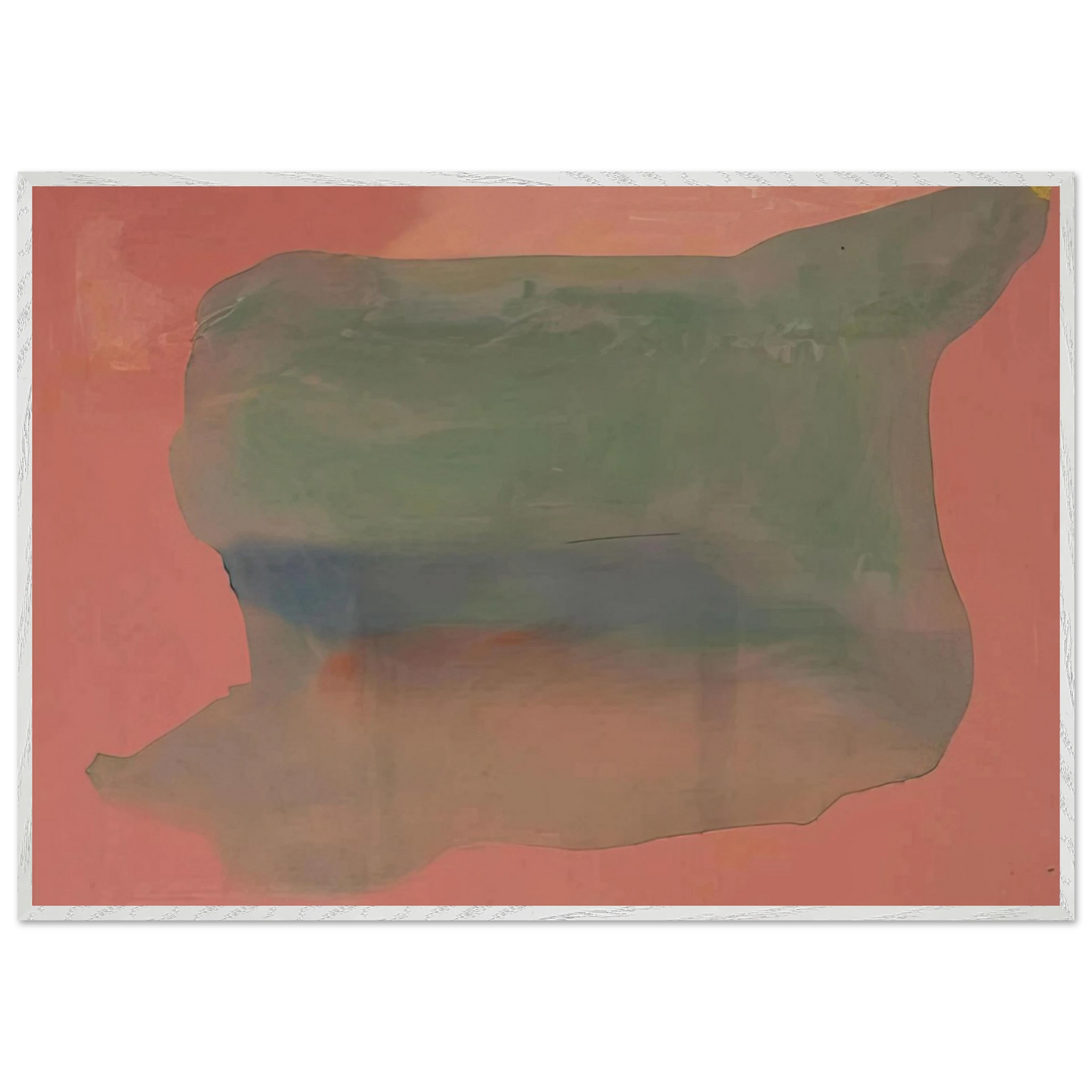 Helen Frankenthaler - Yearning - 1973 Wall art - A3 (29.7 x 42  cm) - Premium Wooden Framed Poster With Fine Art Paper-canvas - Wood frame