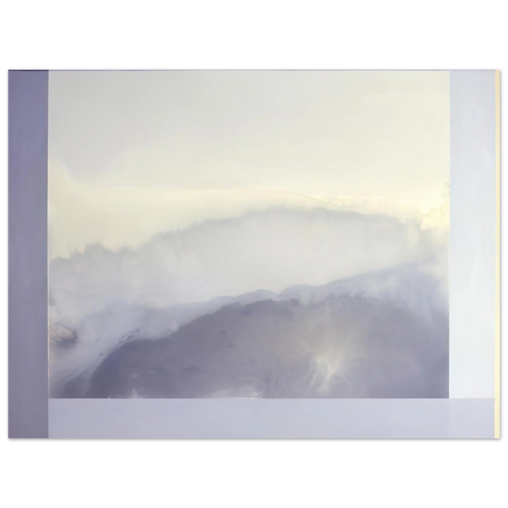 Ronnie Landfield - Approaching Arkansas - 1986  75x100 cm / 30x40inches Fine Art Poster