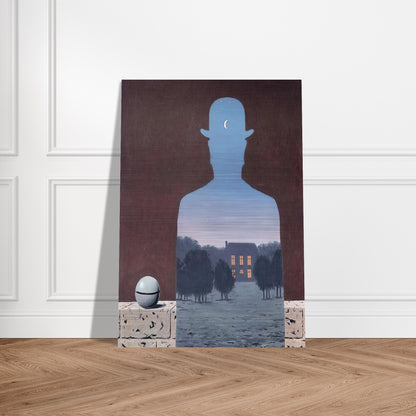 THE HAPPY DONOR 1966 - Rene Magritte Brushed Aluminum Print - 70x100 cm / 28x40 inches | Rene Magritte Aluminum Print | Rene Magritte Prints