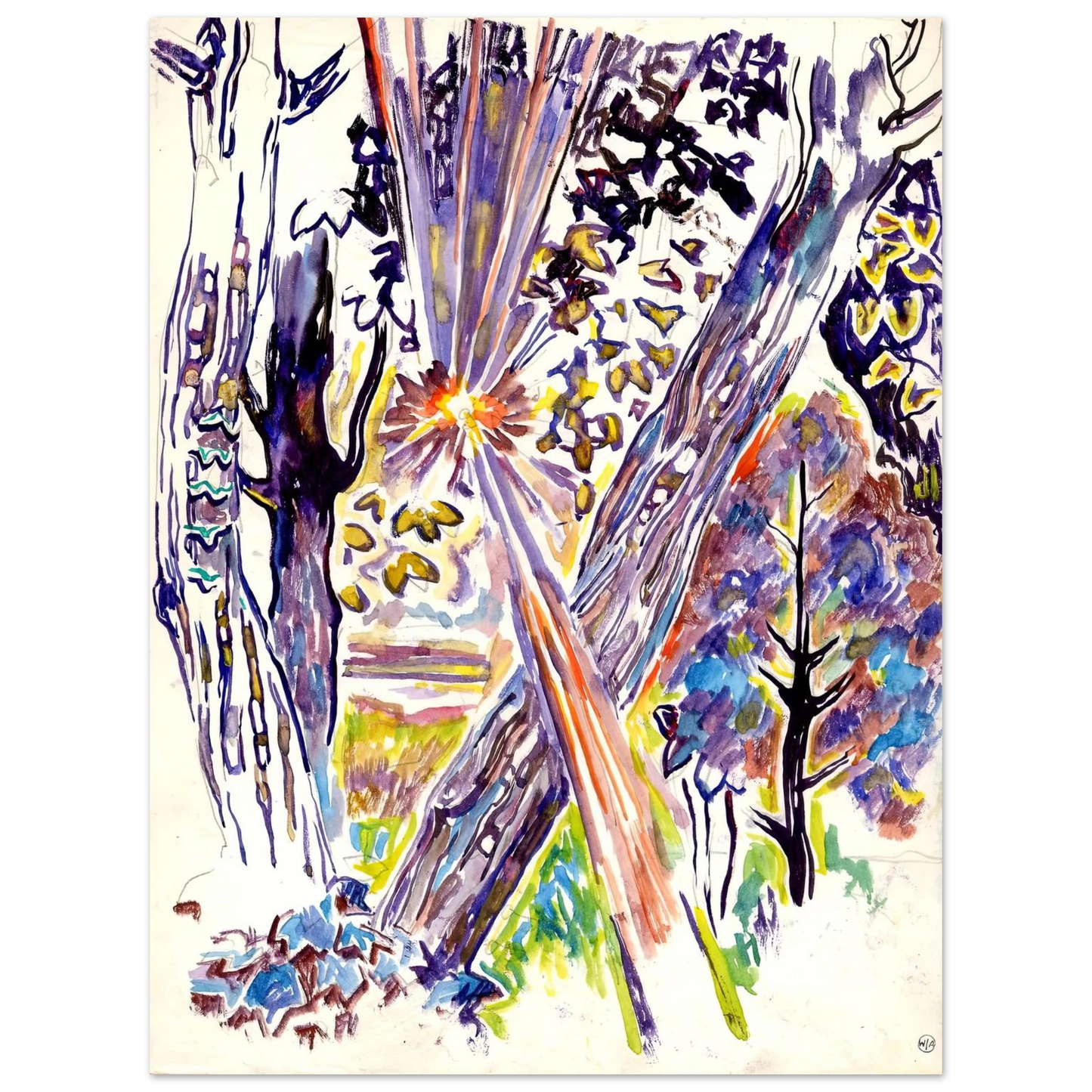 Walter Inglis Anderson - Walter Anderson Wall art - 13x18 cm / 5x7 inches - Fine Art Poster-canvas - -