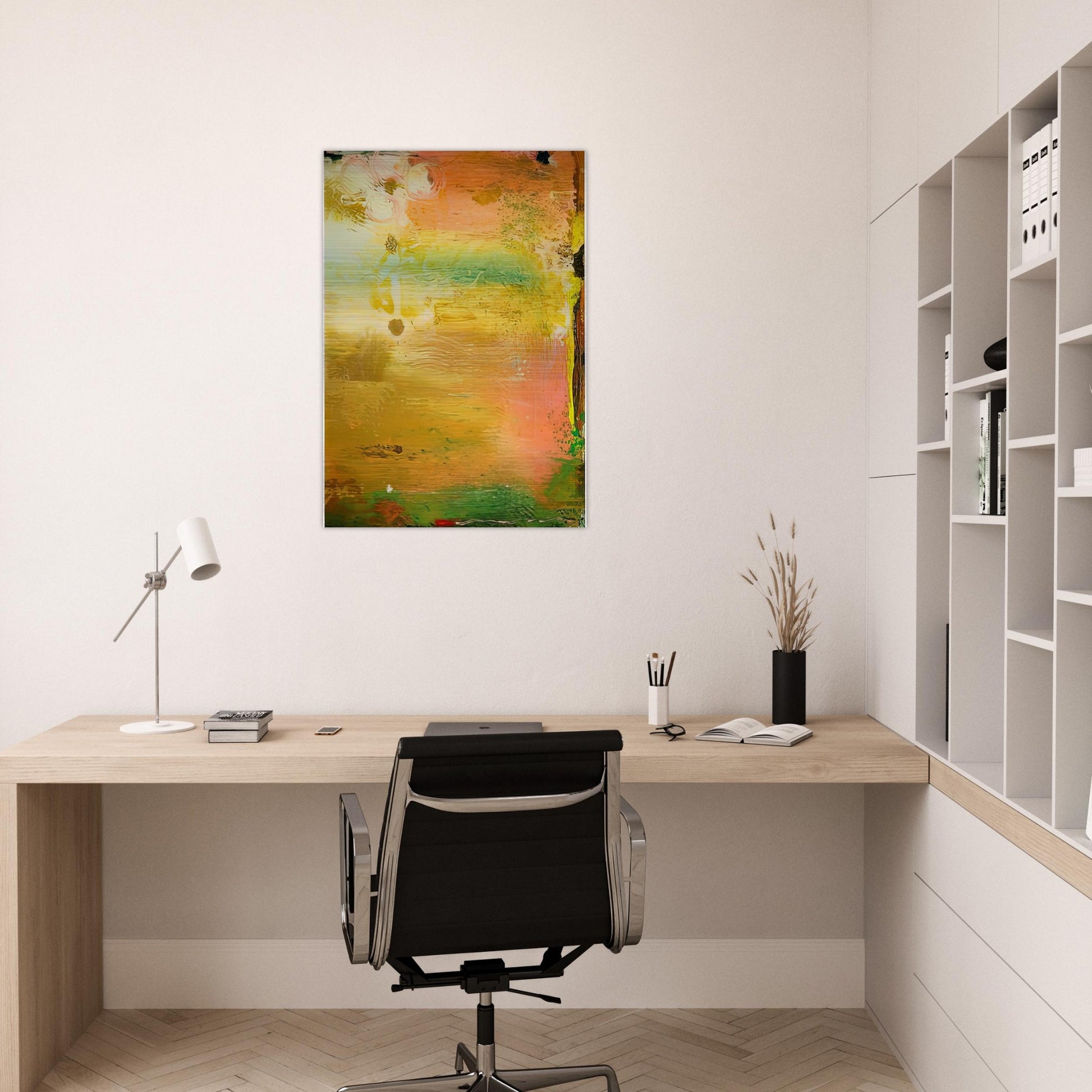 Fantasy Garden, 1992- - Helen Frankenthaler Brushed Aluminum Print - 70x100 cm / 28x40 inches | Helen Frankenthaler Aluminum Print | Helen Frankenthaler Prints