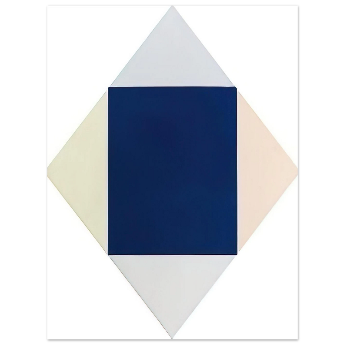 Max Bill - Blauer kern - 1969  75x100 cm / 30x40inches Fine Art Poster