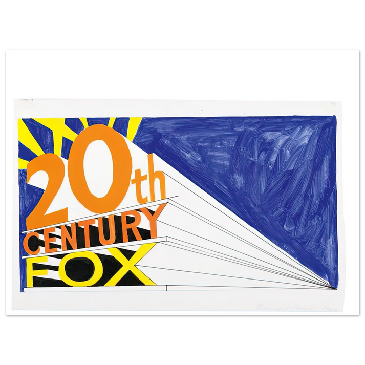 Edward Ruscha - TRADEMARK 5 1962  75x100 cm / 30x40inches Fine Art Poster