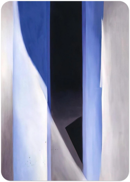 Blue 2 By Georgia O'Keeffe Pack of 10 Post Cards | Georgia O'Keeffe Post Cards | A6 (10.5 x 14.8 cm) - 4.1 x 5.8 inches