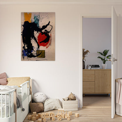 Rope-Swinger - Hans Hofmann Brushed Aluminum Print - 70x100 cm / 28x40 inches | Hans Hofmann Aluminum Print | Hans Hofmann Prints