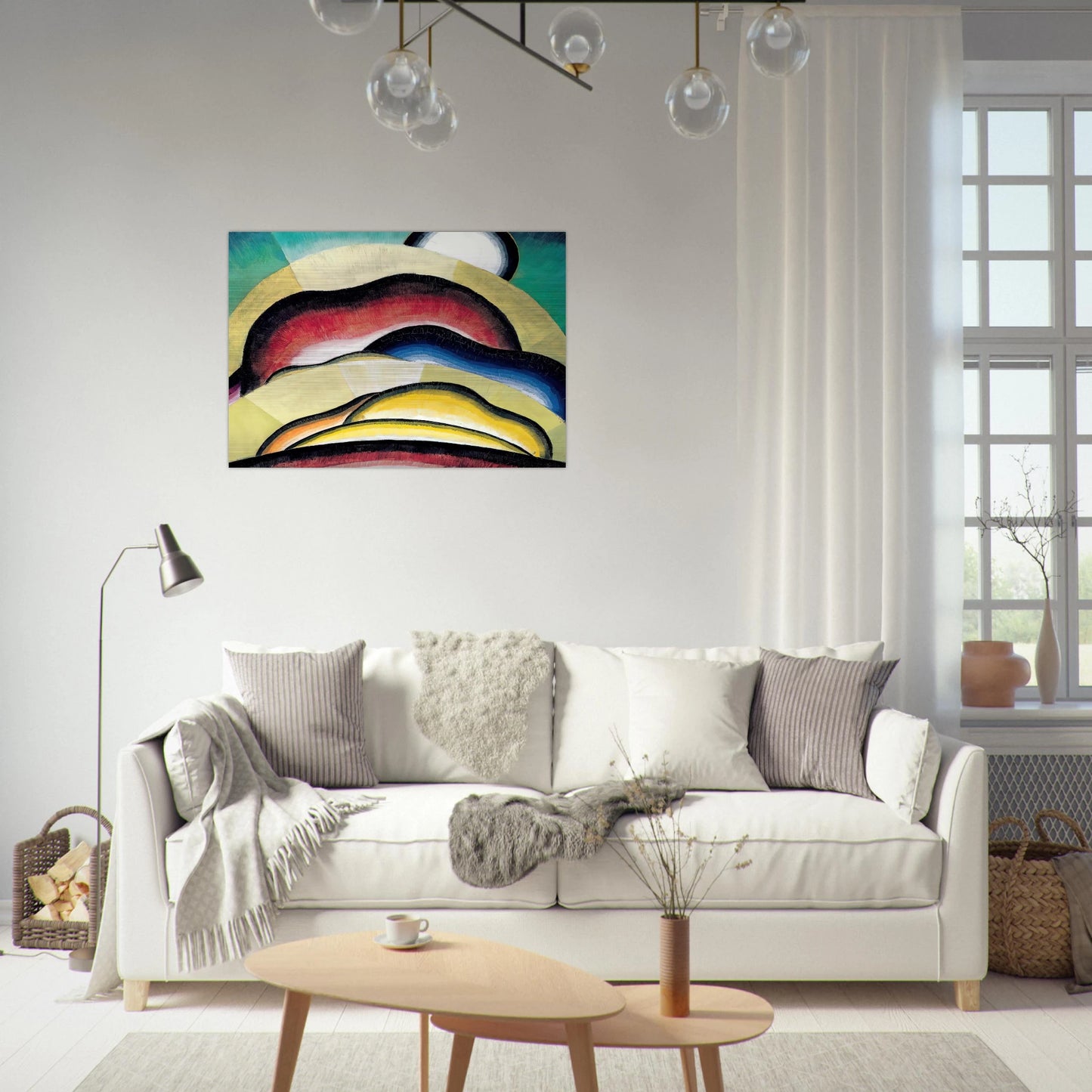 Sunrise - 1924 - Arthur Dove Brushed Aluminum Print - 70x100 cm / 28x40 inches | Arthur Dove Aluminum Print | Arthur Dove Prints