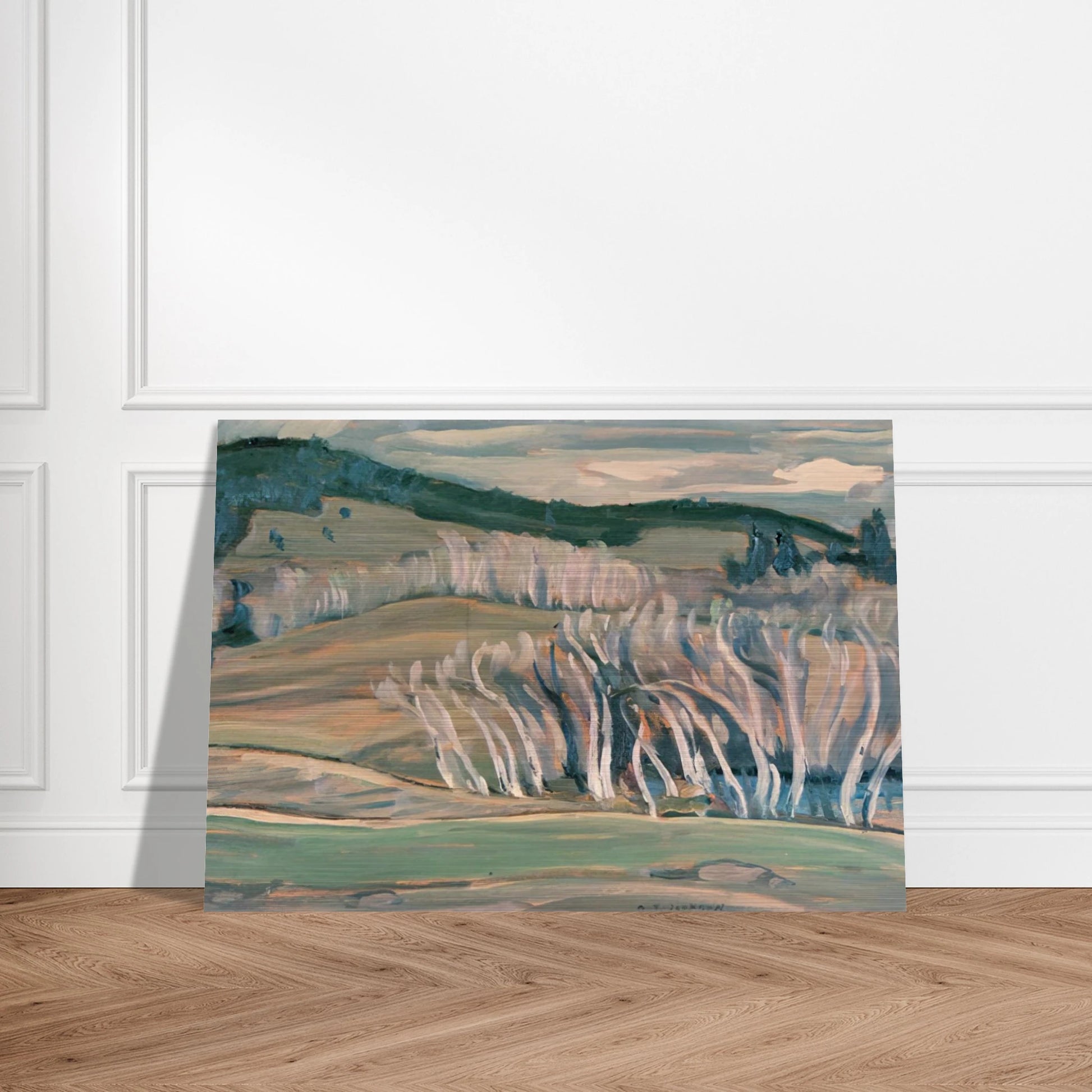 Spring, Caribou Country - 1949 - A.Y. Jackson Brushed Aluminum Print - 70x100 cm / 28x40 inches | A.Y. Jackson Aluminum Print | A.Y. Jackson Prints