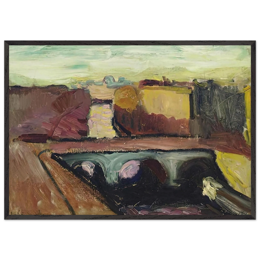 VUE DE LA SEINE LE PONT SAINT MICHEL 1904 0 - Henri Matisse 70x100 cm / 28x40 inches Framed Art Print – Black Wooden Frame