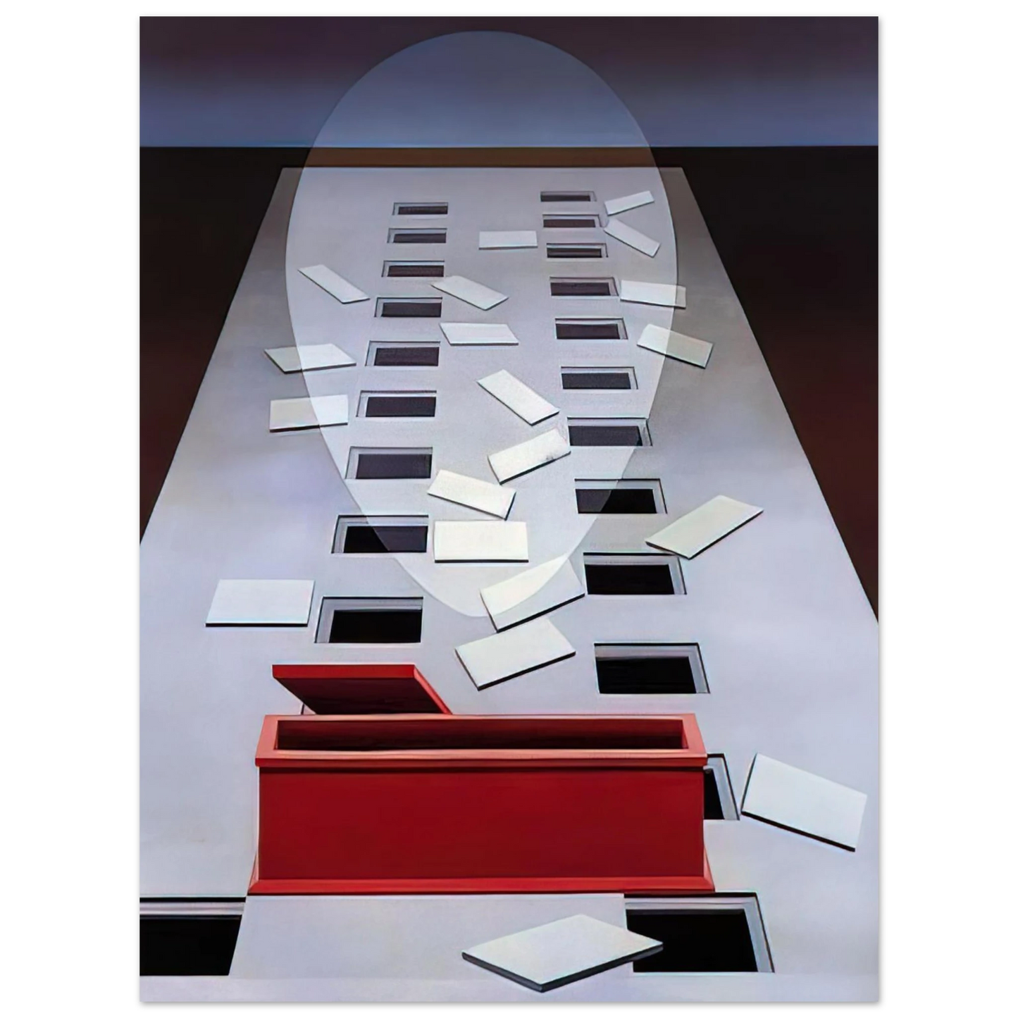 Clarence Holbrook Carter - Transection #3, After Fra Angelico - 1967  75x100 cm / 30x40inches Fine Art Poster