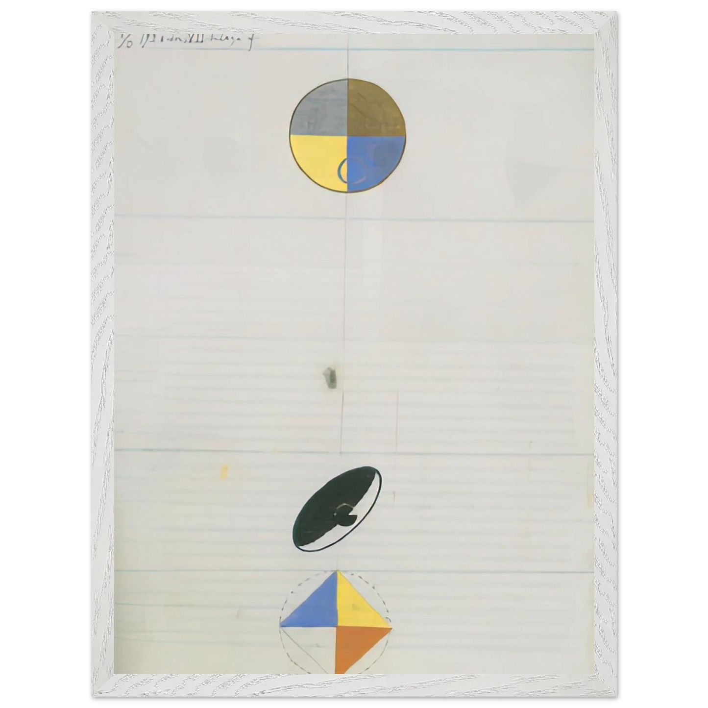 Hilma af Klint - SERIES NO VII NO 3F 1920 Wall art - A3 (29.7 x 42  cm) - Fine Art Poster - -