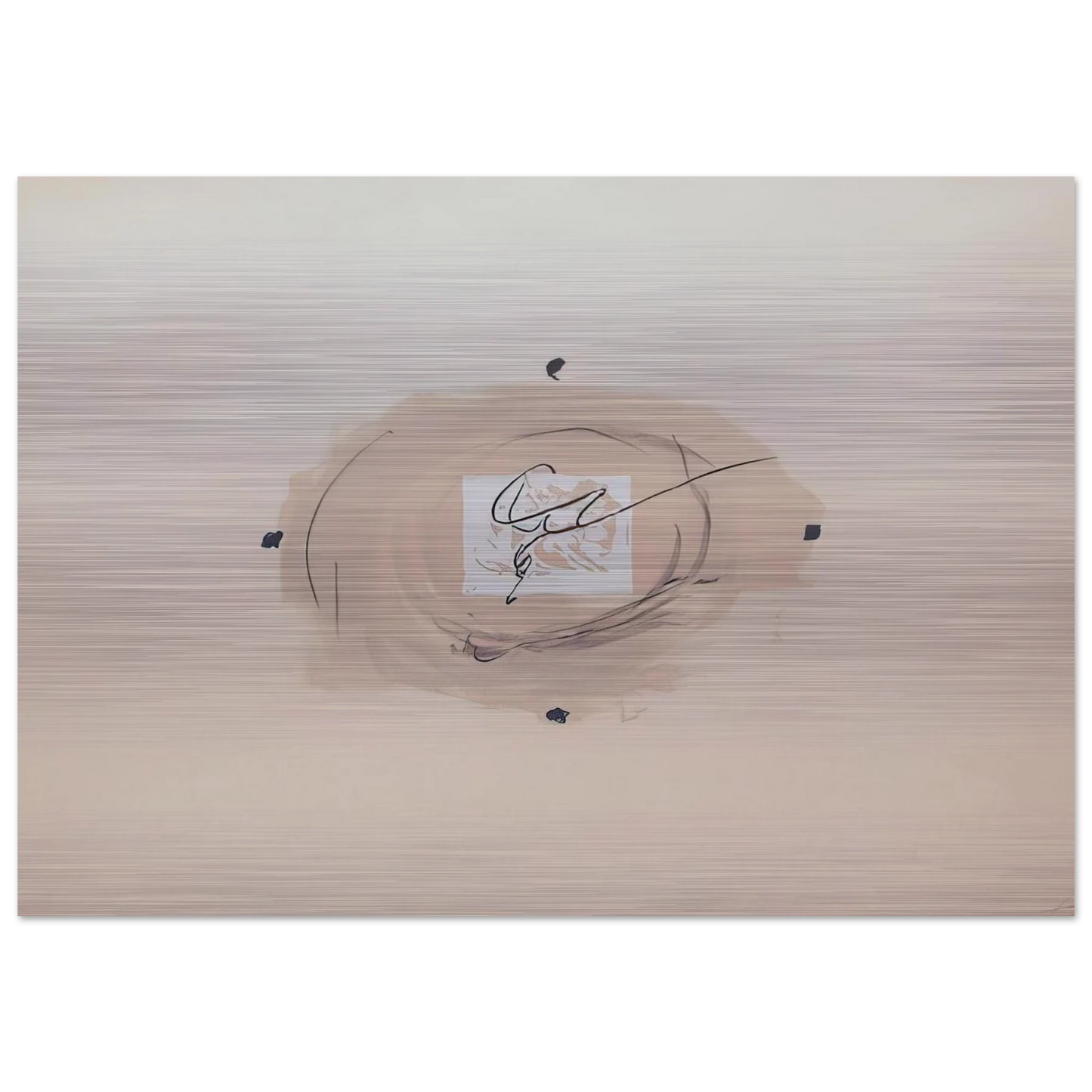 NOCTURN MATINAL 1970 - Antoni Tapies Brushed Aluminum Print - 70x100 cm / 28x40 inches | Antoni Tapies Aluminum Print | Antoni Tapies Prints