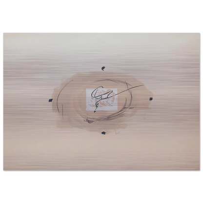 NOCTURN MATINAL 1970 - Antoni Tapies Brushed Aluminum Print - 70x100 cm / 28x40 inches | Antoni Tapies Aluminum Print | Antoni Tapies Prints
