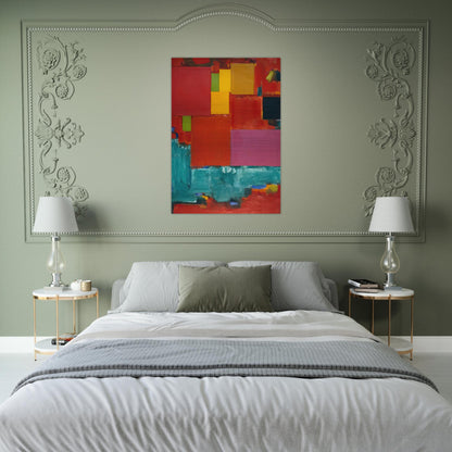 Pompeii - Hans Hofmann Brushed Aluminum Print - 70x100 cm / 28x40 inches | Hans Hofmann Aluminum Print | Hans Hofmann Prints
