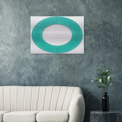 RING IMAGE C 2008 - Robert Mangold Brushed Aluminum Print - 70x100 cm / 28x40 inches | Robert Mangold Aluminum Print | Robert Mangold Prints