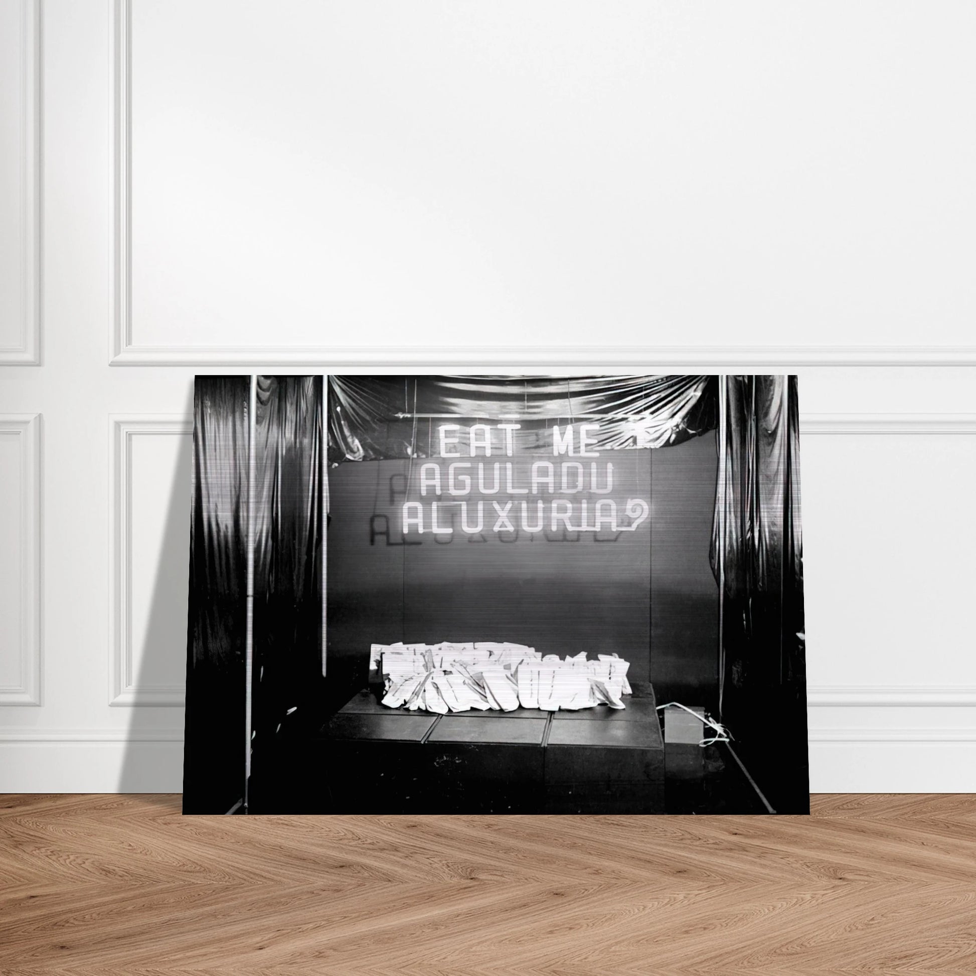 Eat Me. The Gluttony or Lust - 1976 - Lygia Pape Brushed Aluminum Print - 70x100 cm / 28x40 inches | Lygia Pape Aluminum Print | Lygia Pape Prints