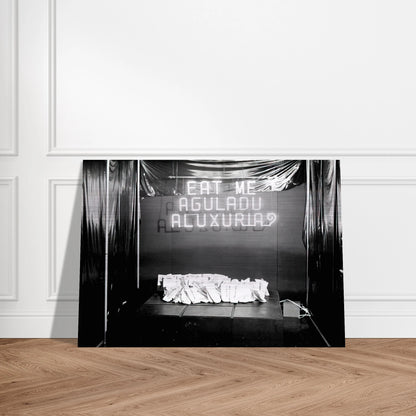 Eat Me. The Gluttony or Lust - 1976 - Lygia Pape Brushed Aluminum Print - 70x100 cm / 28x40 inches | Lygia Pape Aluminum Print | Lygia Pape Prints