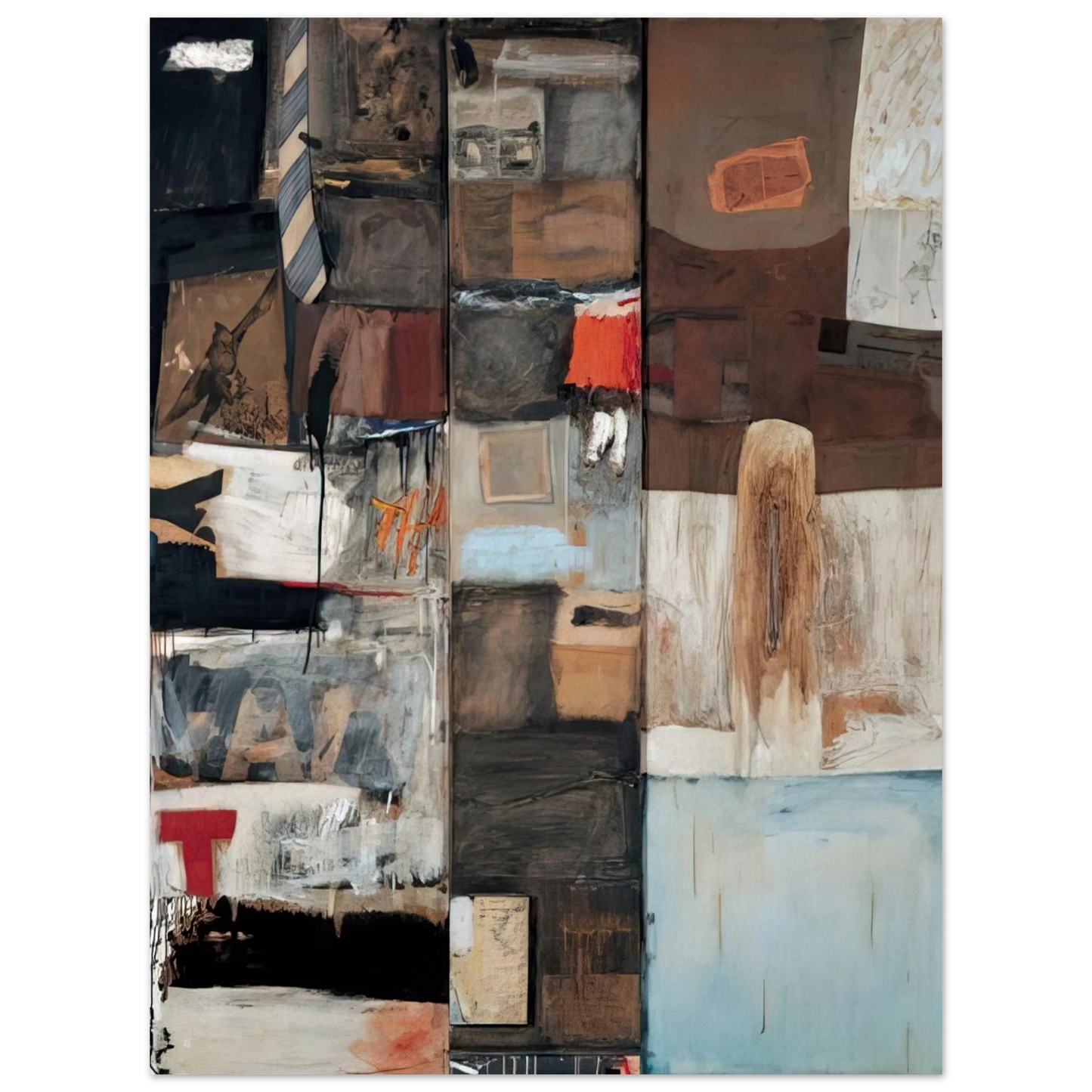Robert Rauschenberg - SUMMERSTORM 1959  75x100 cm / 30x40inches Fine Art Poster