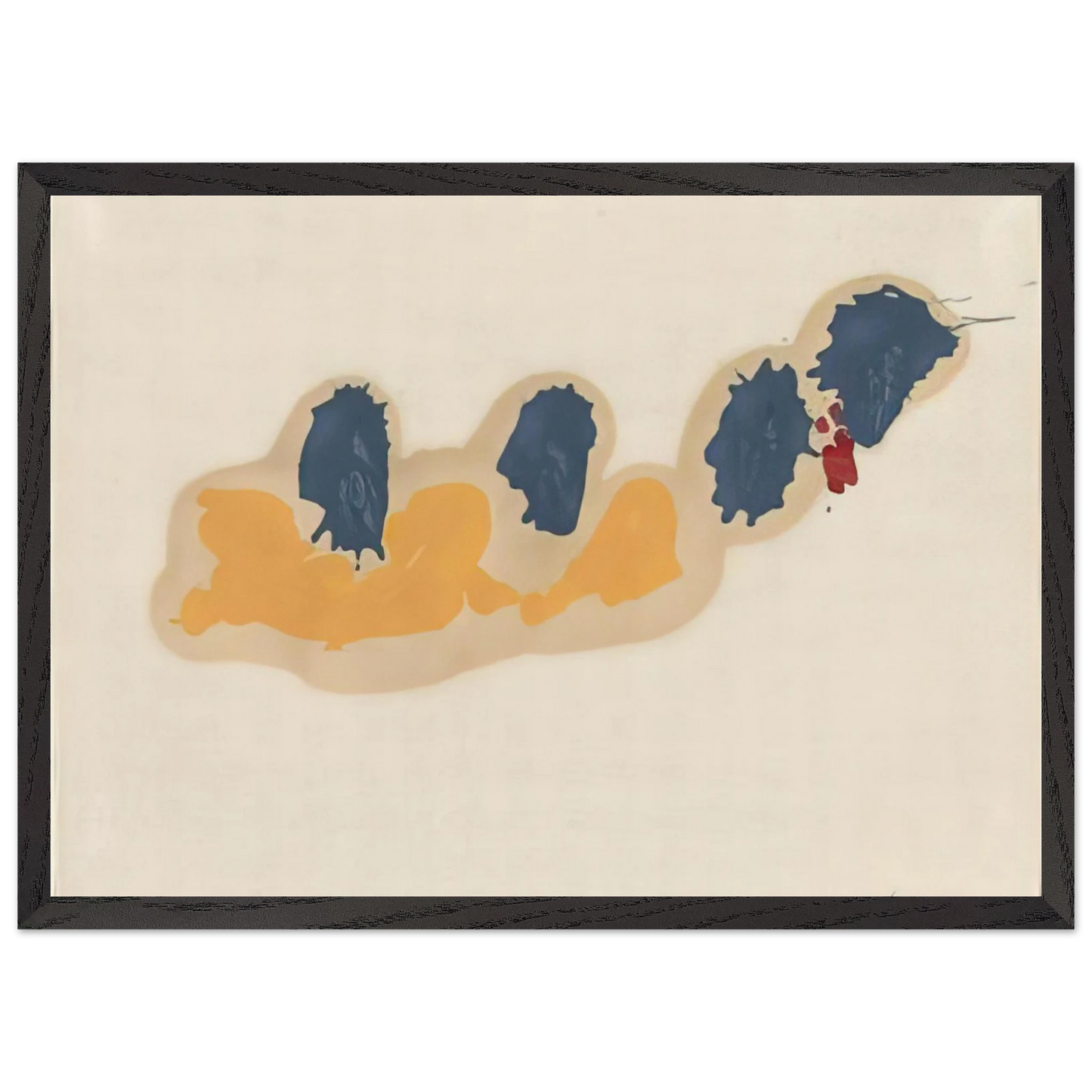 Helen Frankenthaler - April IV - 1960 Wall art - 30x40 cm / 12x16 inches - Fine Art Poster-canvas - -