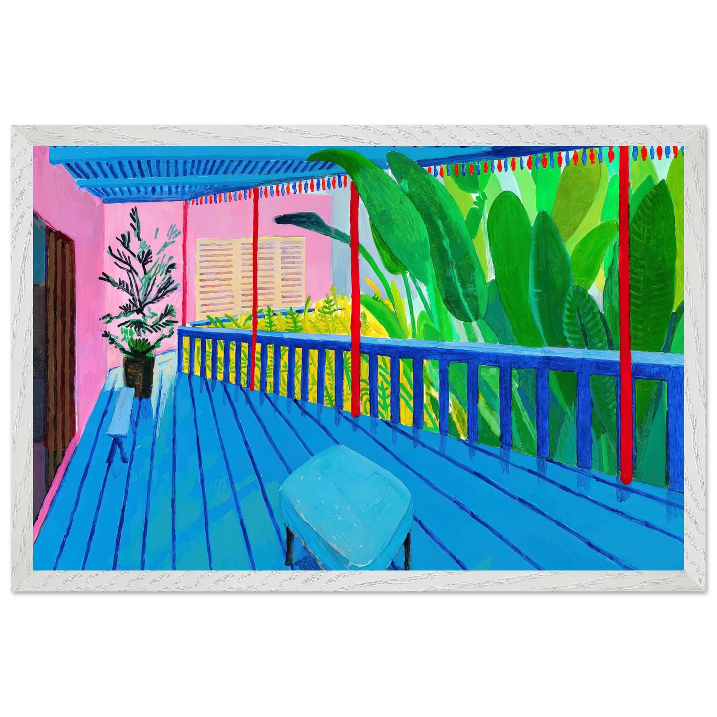 David Hockney - David Hockney Wall art - 20x50 cm / 8x20 inches - Fine Art Poster-canvas - -