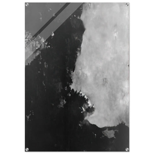 Untitled Black Painting - 1950 - Edward Corbett Acrylic Print - 70x100 cm / 28x40″ inches | Edward Corbett Wall Art | Edward Corbett Prints