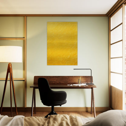 Indian Yellow - Marcia Hafif Brushed Aluminum Print - 70x100 cm / 28x40 inches | Marcia Hafif Aluminum Print | Marcia Hafif Prints