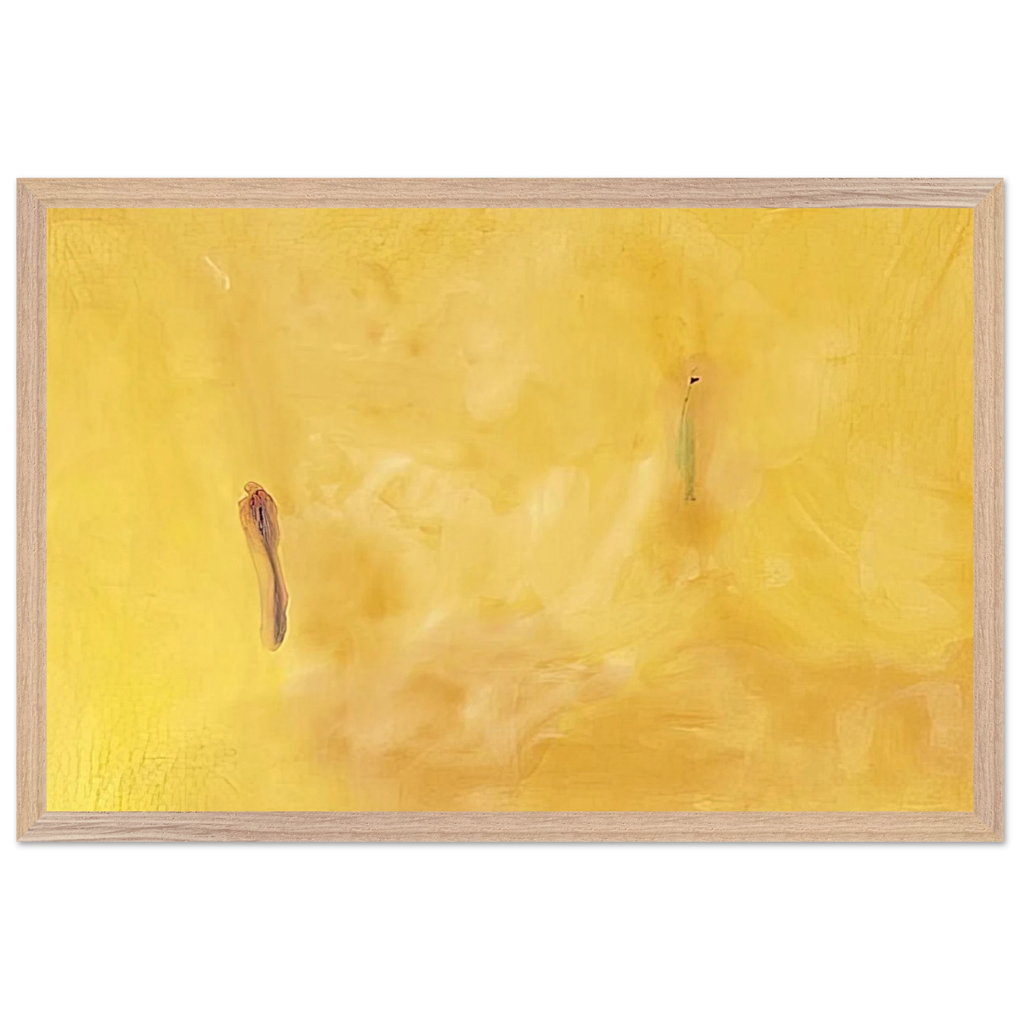 Helen Frankenthaler - Earliness - 1975 Wall art - 15x20 cm / 6x8 inches - Premium Wooden Framed Poster With Fine Art Paper-canvas - White frame