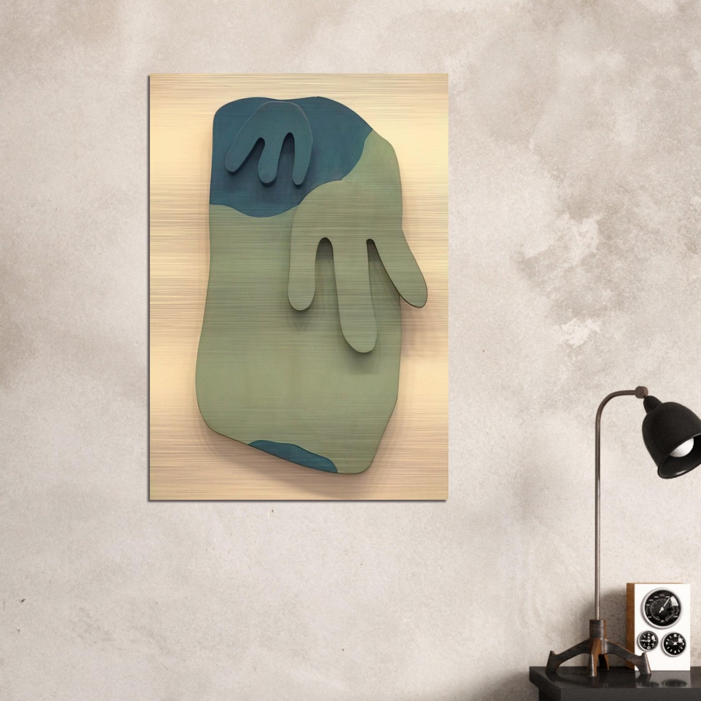 Tete Paysage - Jean Arp Brushed Aluminum Print - 70x100 cm / 28x40 inches | Jean Arp Aluminum Print | Jean Arp Prints