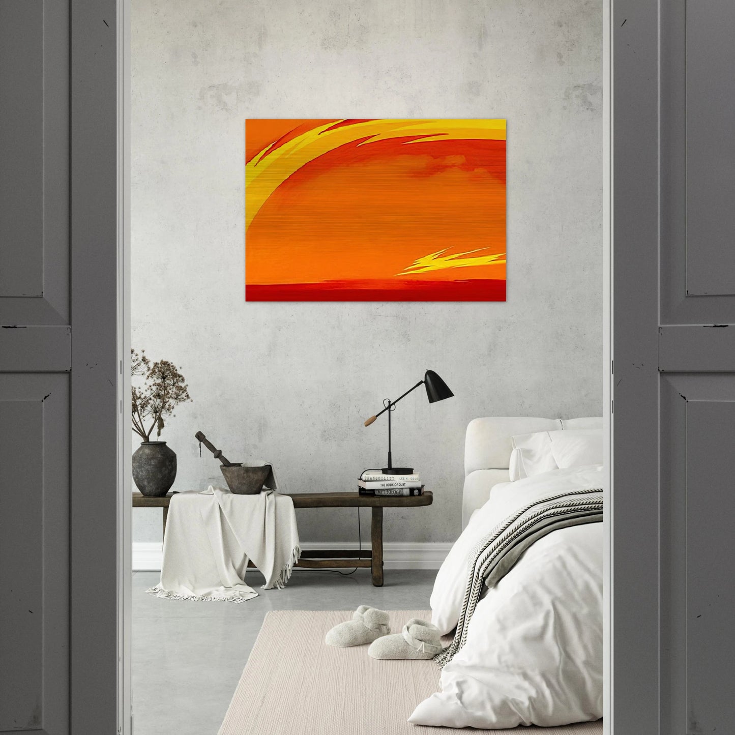 From the Plains II - Georgia O'Keeffe Brushed Aluminum Print - 70x100 cm / 28x40 inches | Georgia O'Keeffe Aluminum Print | Georgia O'Keeffe Prints