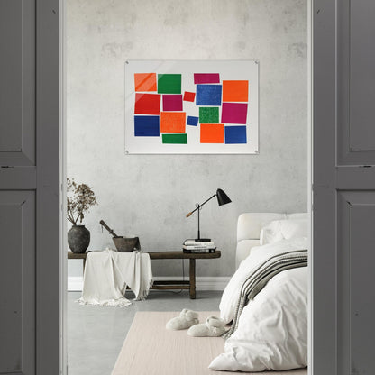 Untitled V - 1967 - Piero Dorazio Acrylic Print - 70x100 cm / 28x40″ inches